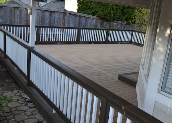 Custom deck design by GAB Construction – Downtown Bellevue.